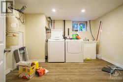 Basement laundry room - 