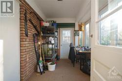 Access to garage through sun room - 