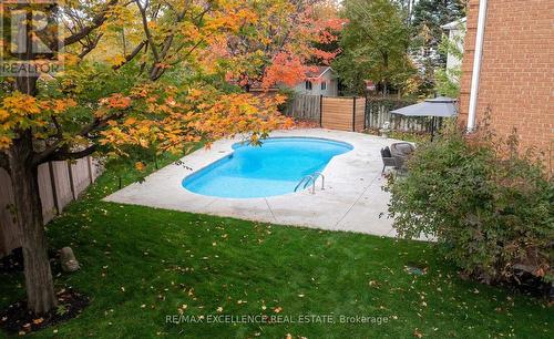 2949 Oka Road, Mississauga, ON - Outdoor With In Ground Pool With Backyard