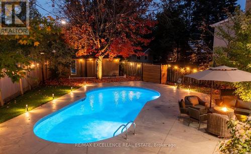 2949 Oka Road, Mississauga, ON - Outdoor With In Ground Pool With Backyard