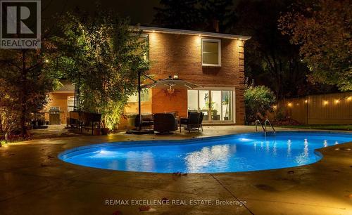 2949 Oka Road, Mississauga, ON - Outdoor With In Ground Pool With Backyard