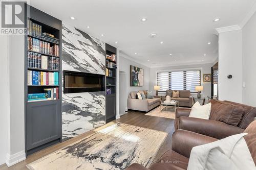 96 King High Avenue, Toronto, ON - Indoor Photo Showing Living Room With Fireplace