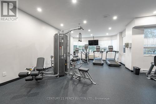 1612 - 121 Ling Road, Toronto, ON - Indoor Photo Showing Gym Room