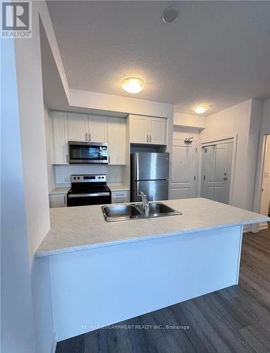 325 - 470 Dundas Street E, Hamilton, ON - Indoor Photo Showing Kitchen With Double Sink