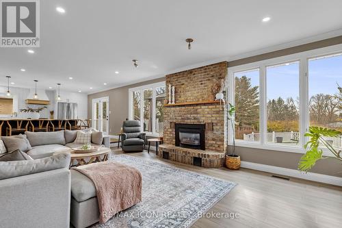 253 Minnie Street, Thames Centre, ON - Indoor Photo Showing Living Room With Fireplace