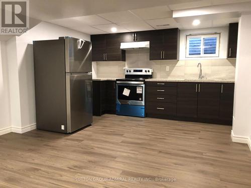 Bsmt - 10 Whitehorn Crescent, Toronto, ON - Indoor Photo Showing Kitchen With Stainless Steel Kitchen