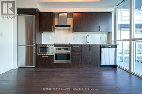 1412 - 352 Front Street W, Toronto, ON - Indoor Photo Showing Kitchen With Stainless Steel Kitchen