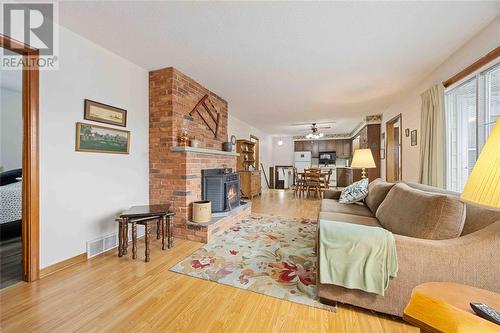 8448 Keith Street, Lambton Shores, ON - Indoor Photo Showing Living Room With Fireplace