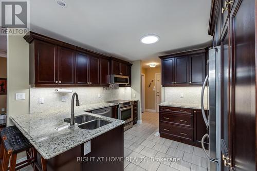 22 Lavender Place, Belleville, ON - Indoor Photo Showing Kitchen With Double Sink With Upgraded Kitchen