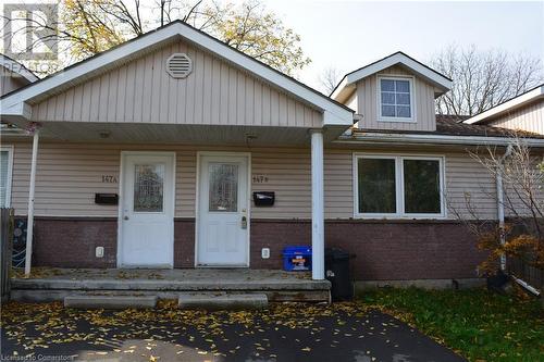 Bungalow-style home featuring a patio - 147 Weber Street E, Kitchener, ON - Outdoor