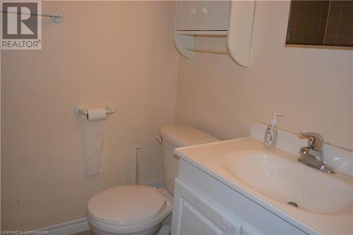 Bathroom featuring vanity and toilet - 147 Weber Street E, Kitchener, ON - Indoor Photo Showing Bathroom