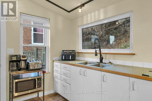 30 Cedar Street, Belleville, ON - Indoor Photo Showing Kitchen With Double Sink