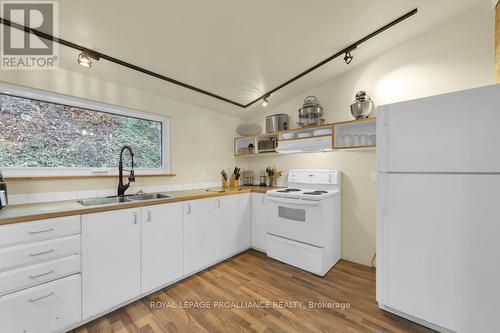 30 Cedar Street, Belleville, ON - Indoor Photo Showing Kitchen With Double Sink