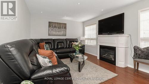 74 Earl Grey Crescent, Brampton, ON - Indoor Photo Showing Living Room With Fireplace