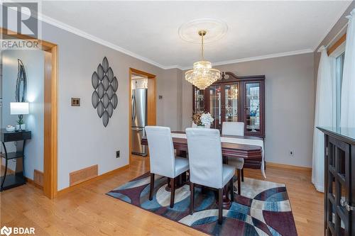 726 Greycedar Crescent, Mississauga, ON - Indoor Photo Showing Dining Room