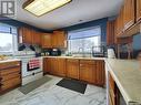 703 Central Avenue, Kamsack, SK  - Indoor Photo Showing Kitchen With Double Sink 