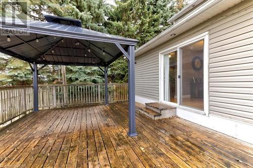 Deck featuring a gazebo - 830 Elma Street W, Listowel, ON - Outdoor With Deck Patio Veranda With Exterior