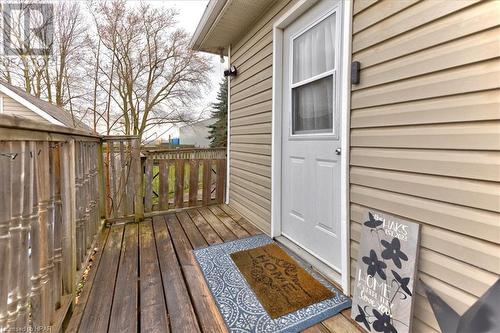 View of wooden deck - 830 Elma Street W, Listowel, ON - Outdoor With Exterior