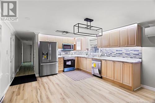 27 Leafwood Crescent, Fredericton, NB - Indoor Photo Showing Kitchen With Stainless Steel Kitchen