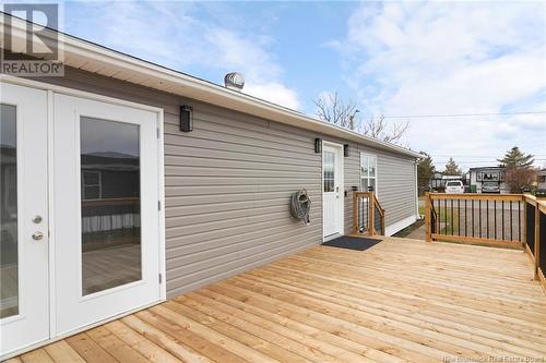 27 Leafwood Crescent, Fredericton, NB - Outdoor With Deck Patio Veranda With Exterior