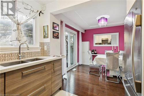 1221 Dundix Road Unit# 176, Mississauga, ON - Indoor Photo Showing Kitchen With Double Sink