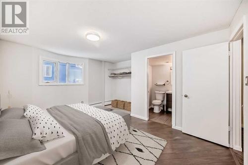 This property has been virtually staged - 301, 1311 15 Avenue Sw, Calgary, AB - Indoor Photo Showing Bedroom