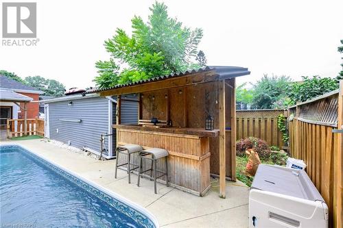 17 Elliott Avenue, Brantford, ON - Outdoor With In Ground Pool With Exterior