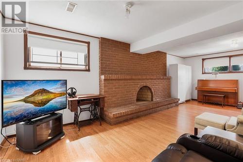 72 Eastbury Drive, Hamilton, ON - Indoor Photo Showing Living Room With Fireplace