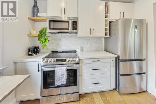 Upper - 90 Delemere Avenue, Toronto (Rockcliffe-Smythe), ON - Indoor Photo Showing Kitchen With Stainless Steel Kitchen