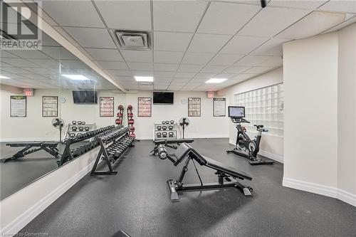 2001 Bonnymede Drive Unit# 88, Mississauga, ON - Indoor Photo Showing Gym Room