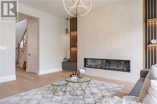 Lot 48 Walker Road, Fonthill, ON - Indoor Photo Showing Living Room With Fireplace