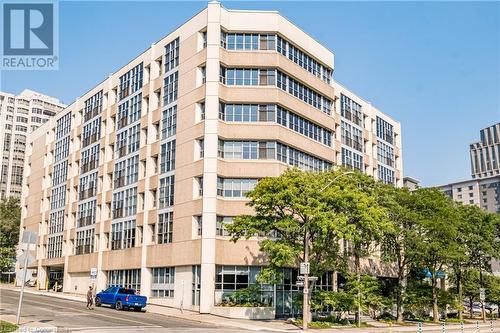 66 Bay Street S Unit# 612, Hamilton, ON - Outdoor With Balcony With Facade