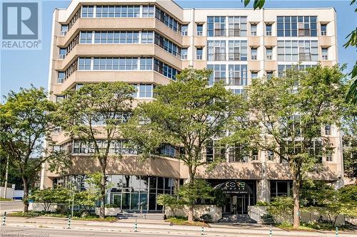 66 Bay Street S Unit# 612, Hamilton, ON - Outdoor With Balcony With Facade