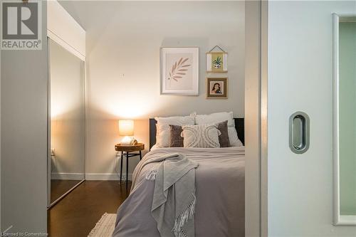 66 Bay Street S Unit# 612, Hamilton, ON - Indoor Photo Showing Bedroom