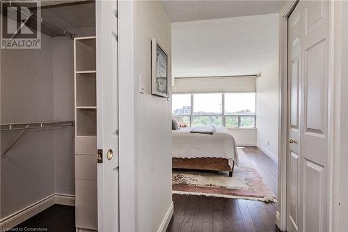 Walk-in Closet & adjacent closet in Master - 6 Willow Street Unit# #1505, Waterloo, ON - Indoor