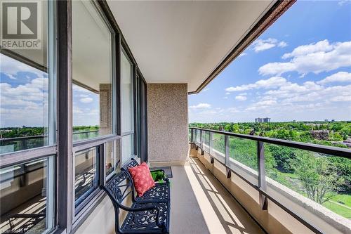 Sunrises on this side - 6 Willow Street Unit# #1505, Waterloo, ON - Outdoor With Balcony With View With Exterior