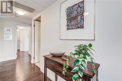 Large Foyer with Gleaming Hardwood Floors throughout - 6 Willow Street Unit# #1505, Waterloo, ON - Indoor Photo Showing Other Room