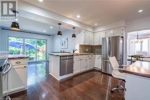 60 Inverness Avenue W, Hamilton, ON - Indoor Photo Showing Kitchen With Double Sink