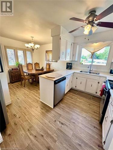 106 Dunsdon Street, Brantford, ON - Indoor Photo Showing Kitchen With Double Sink