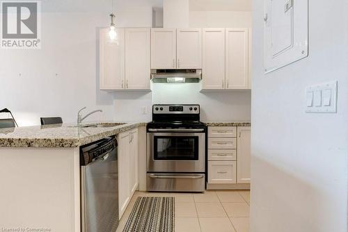 95 Wilson Street W Unit# 204, Ancaster, ON - Indoor Photo Showing Kitchen With Upgraded Kitchen