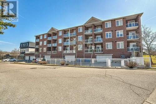 95 Wilson Street W Unit# 204, Ancaster, ON - Outdoor With Balcony With Facade