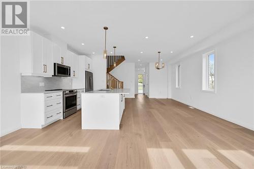 27 Kingfisher Drive, Hamilton, ON - Indoor Photo Showing Kitchen With Upgraded Kitchen