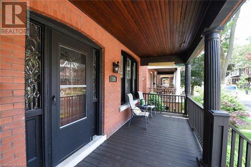 Front Porch - 185 Fairleigh Avenue S, Hamilton, ON - Outdoor With Deck Patio Veranda With Exterior