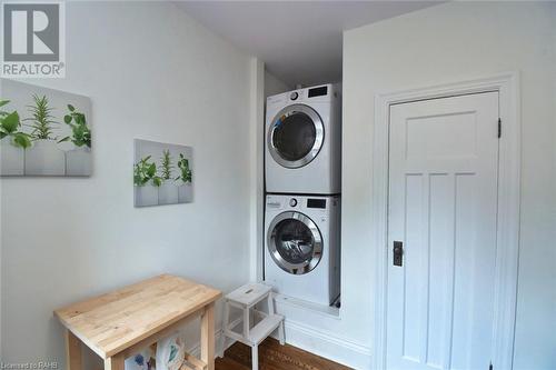 Bedroom Level Laundry - 185 Fairleigh Avenue S, Hamilton, ON - Indoor Photo Showing Laundry Room