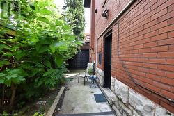 Side entrance to basement - 