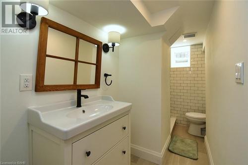 Lower level Bathroom - 185 Fairleigh Avenue S, Hamilton, ON - Indoor Photo Showing Bathroom