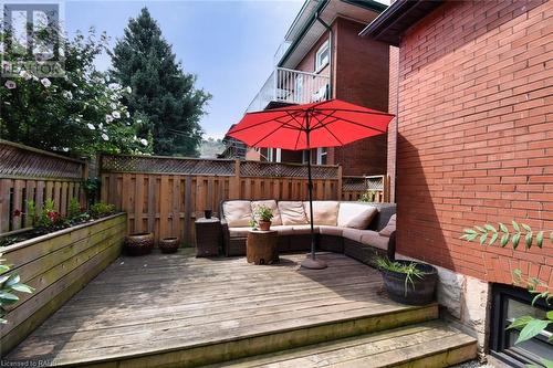 Backyard Deck - 185 Fairleigh Avenue S, Hamilton, ON - Outdoor With Deck Patio Veranda With Exterior