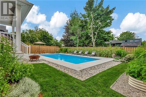 7 East Street, Port Dover, ON - Outdoor With In Ground Pool With Backyard