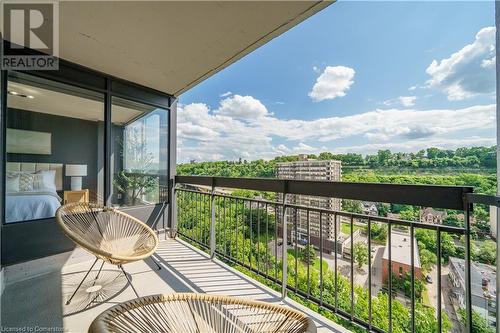 150 Charlton Avenue E Unit# 2907, Hamilton, ON - Outdoor With Balcony With Exterior