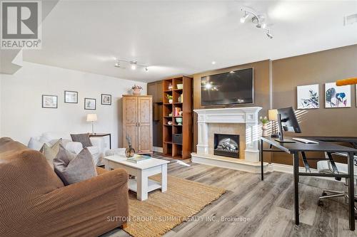 486 Lees Lane, Oakville, ON - Indoor Photo Showing Living Room With Fireplace